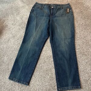 Style & Co Slim leg tummy control high rise jeans